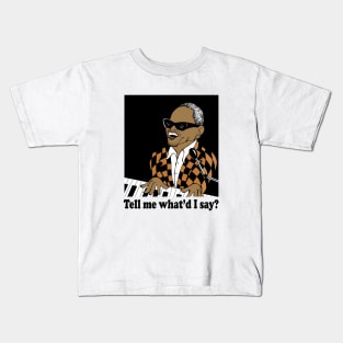 RAY CHARLES FAN ART Kids T-Shirt